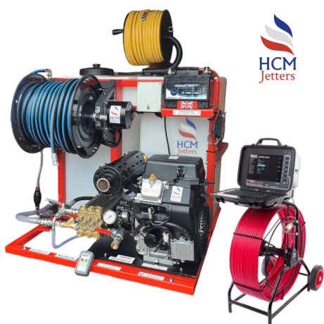 500 Series Drain Jetter and 60M camera Pack HCM Drain Jetting Units